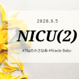 【入院記録】NICU編（２）