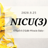 【入院記録】NICU編（3）